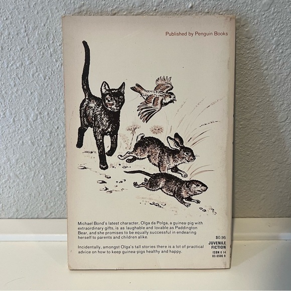 Vintage 1972 Tales of Olga da Polga Michael Bond Young Puffin Original - Picture 2 of 5